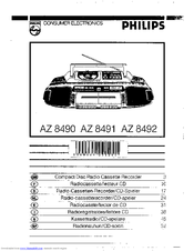 Philips AZ 8492 User Manual