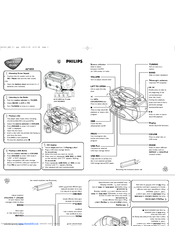 Philips AZ1835 - AZ Boombox Quick Use Manual