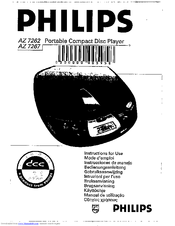 Philips AZ7267/00 Instructions For Use Manual
