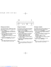 Philips PET702/55 Battery Manual
