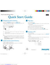 Philips PET727/58 Quick Start Manual