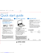 Philips PET816/93 Quick Start Manual