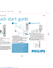 Philips PET831/12 Quick Start Manual