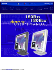 Philips 180B2S74 User Manual