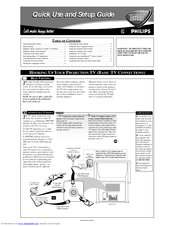 Philips 55-DIGITAL PROJECTION TELEVISION 55PP9401 - Quick Use And Setup Manual