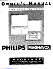 Philips 60XP43C Owner's Manual