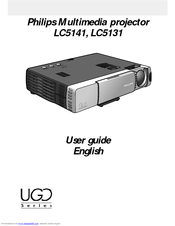 Philips LC5131 - UGO S-Lite SVGA DLP Projector User Manual