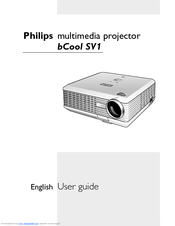 Philips LC5331 - bCool SV1 SVGA DLP Projector User Manual
