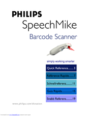 Philips SpeechMike LFH 5280 Quick Reference Manual