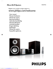 Philips Micro Hi-Fi System MCM700 User Manual