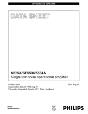 Philips NE5534D Datasheet