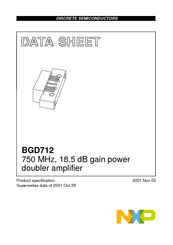 NXP Semiconductors BGD712 Datasheet