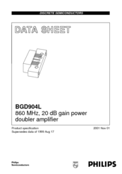 Philips BGD904L Datasheet