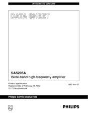 Philips SA5205A Datasheet