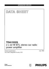 Philips TDA1552Q Datasheet