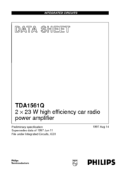 Philips TDA1561Q Datasheet