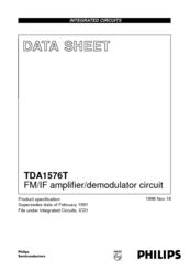Philips TDA1576T Datasheet