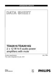 Philips TDA2616Q Datasheet