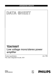 Philips TDA7050T Datasheet