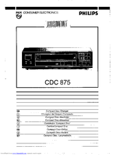 Philips CDC 875 User Manual