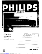 Philips CDC935/20S Owner's Manual