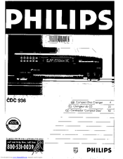 Philips CDC936-00S User Manual