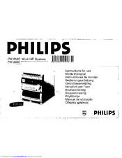 Philips FW339C/37 Instructions For Use Manual