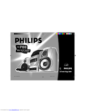 Philips 3 CD CHANGER WITH DOLBY PRO LOGIC PROCESSOR FWP88C User Manual