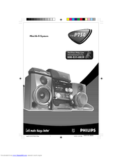 Philips FWP75037 User Manual