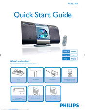 Philips MCM276R/37B Quick Start Manual