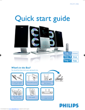 Philips MCM298/37B Quick Start Manual