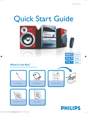 Philips MCM720/93 Quick Start Manual