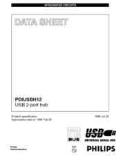 Philips Integrated Circuits PDIUSBH12 Datasheet