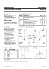 Philips PIP3207-DC Specification Sheet