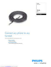 Philips Coil Cord US2-P70051 Specification Sheet