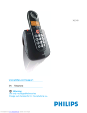 Philips XL3401B/51 User Manual