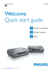 Philips SLV3100 Quick Start Manual