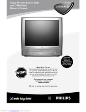 Philips 27DVCR55S Owner's Manual