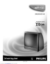Philips M-Link 36PT71B1 Instructions For Use Manual