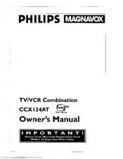 Philips/Magnavox CCX134AT99 Owner's Manual