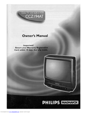 Philips Magnavox CCZ194AT Owner's Manual