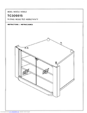 Philips 30-TELEVISION STAND TC309815 Instructions Manual