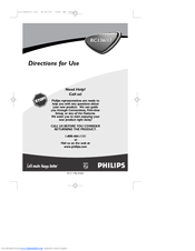 Philips RC136 Directions For Use Manual