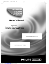 Philips Magnavox VPZ215AT Owner's Manual