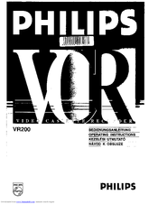 Philips VR200 Bedienungsanleitung