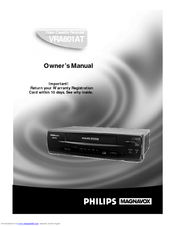 Philips VRA601AT99 Owner's Manual