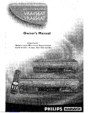 Philips VRA656AT99 Owner's Manual