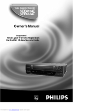 Philips VRB413AT Owner's Manual