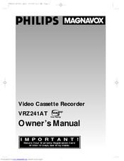 Philips VRZ241AT99 Owner's Manual