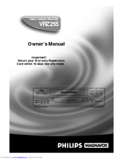 Philips VRZ360 Owner's Manual